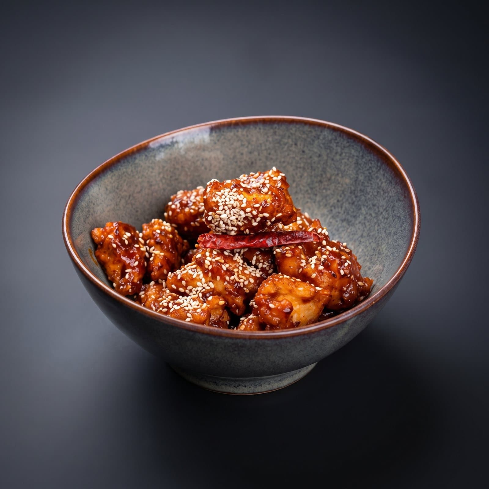 Sora Japanese Dining Bursa — Amiral Tso Tavuk, susamlı acı-tatlı soslu tavuk