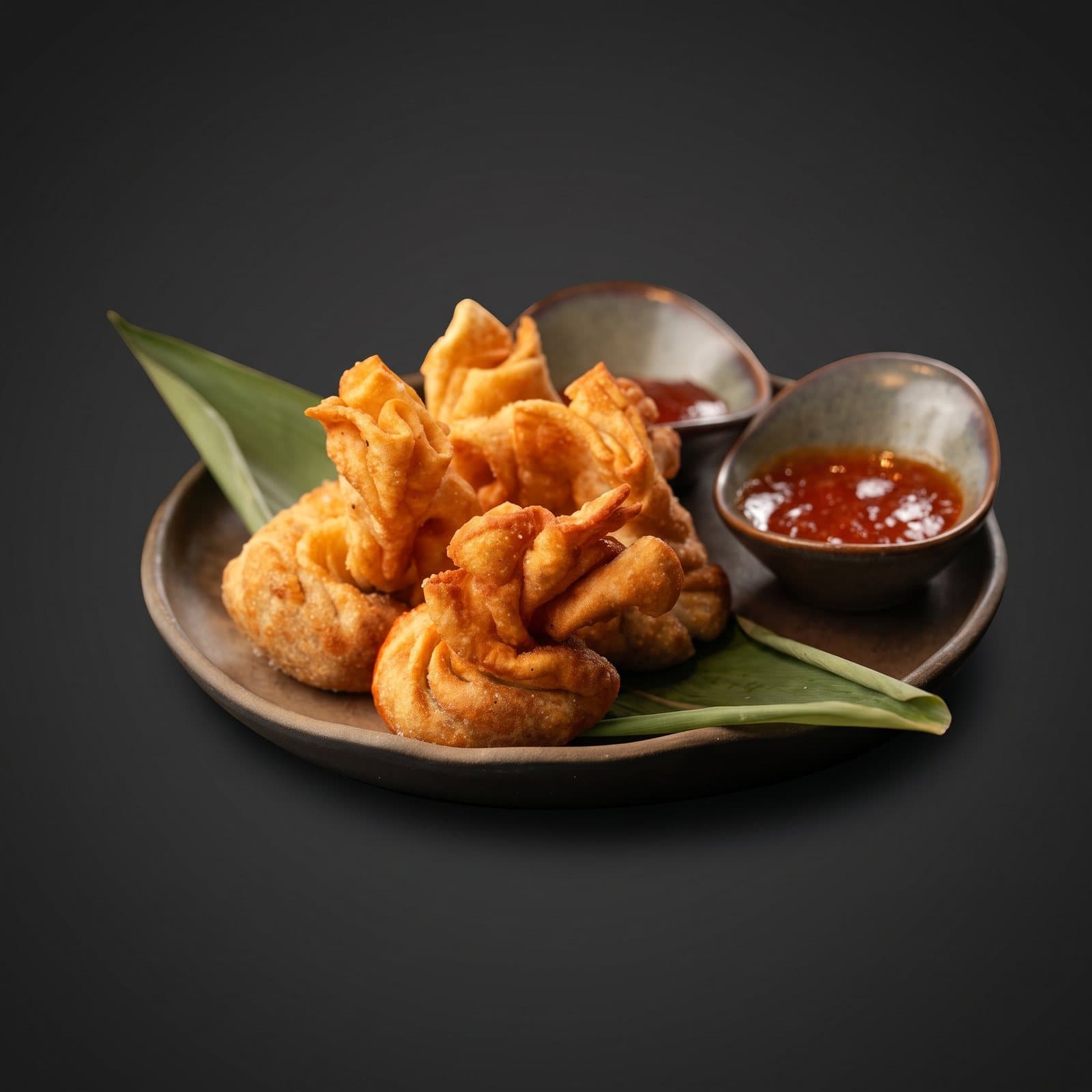 Sora Japanese Dining Bursa — Kızarmış Çin mantısı, acı sos ile
