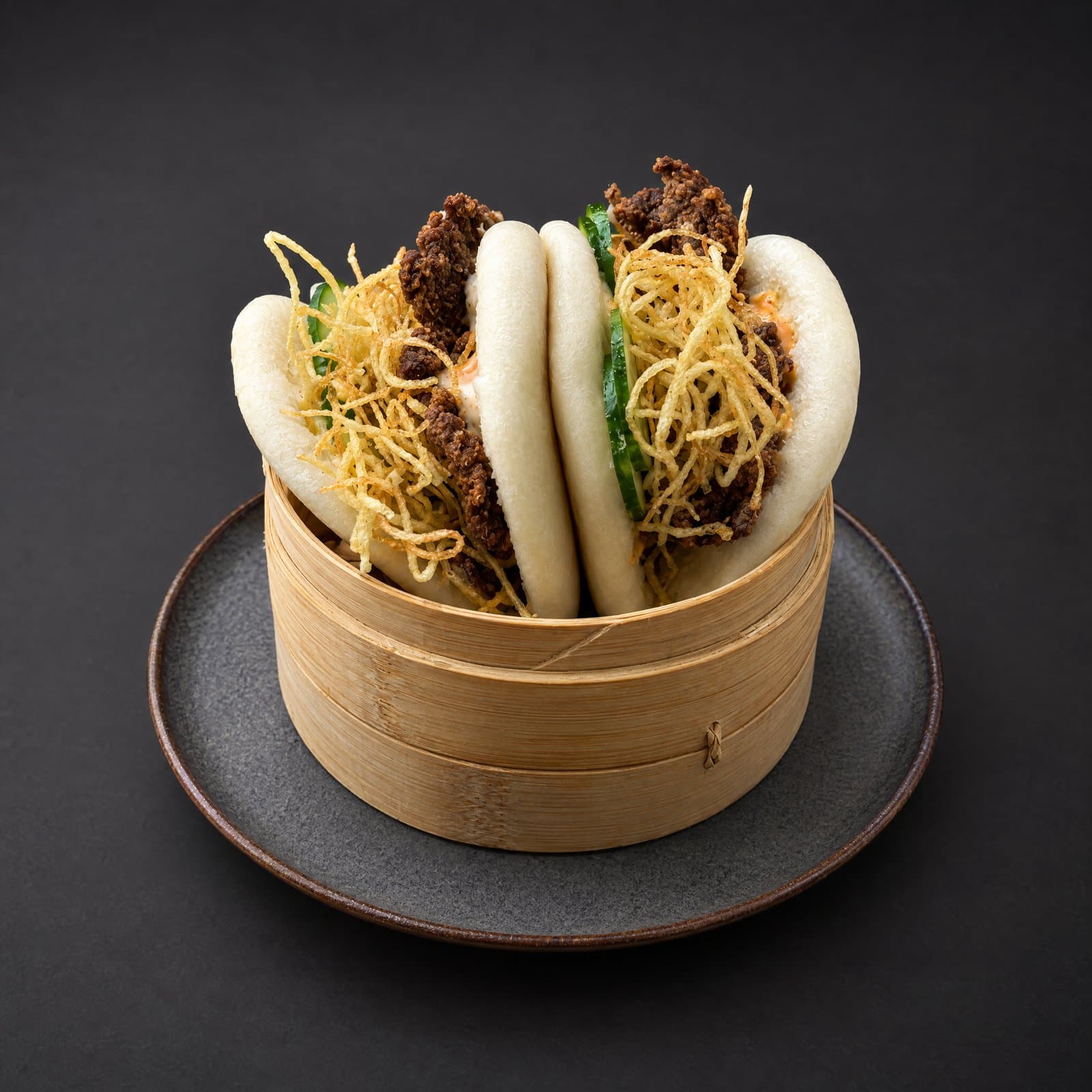 Sora Japanese Dining Bursa — Dana Etli Bun, buharda bao ekmeği