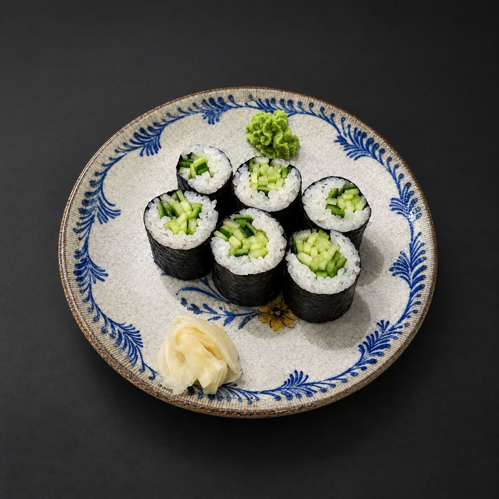 Sora Japanese Dining Bursa — Kappa Maki, salatalıklı vejetaryen ince maki
