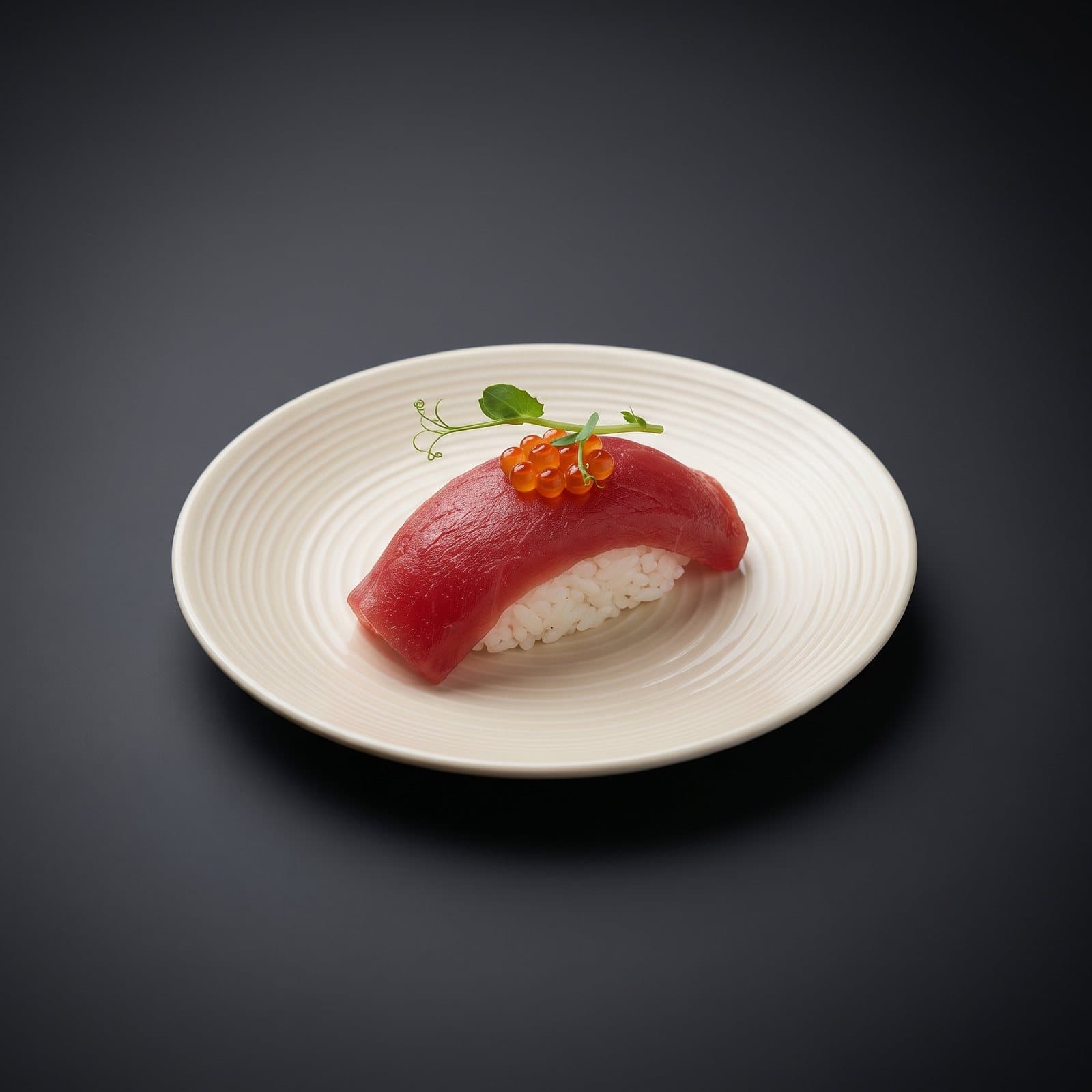 Sora Japanese Dining Bursa — Maguro nigiri, ton balığı ve somon havyarı