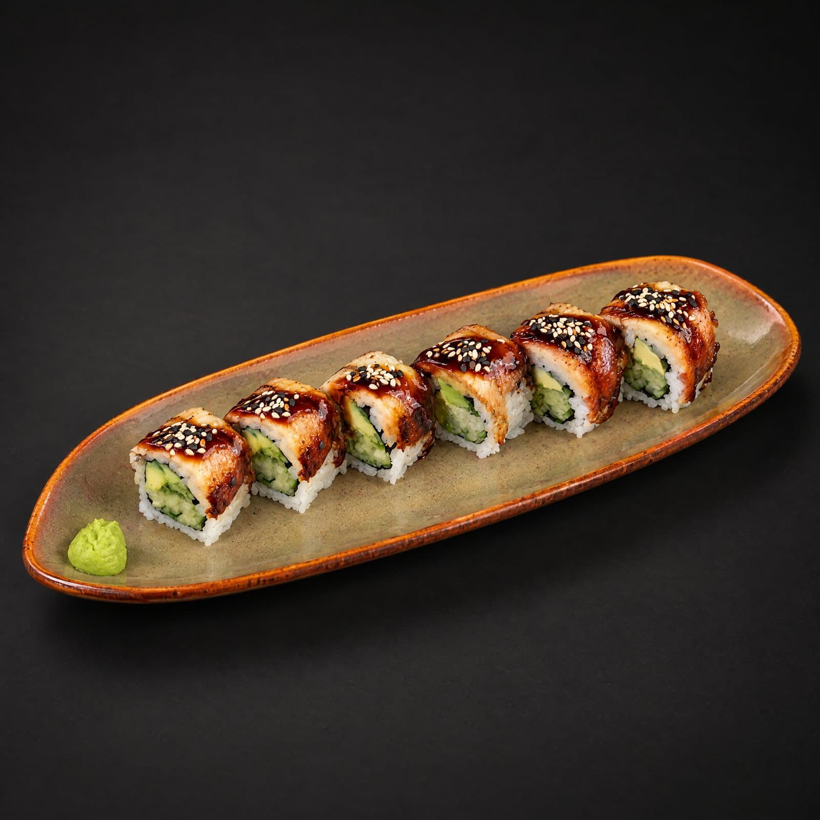 Sora Japanese Dining Bursa — Unagi Sora roll, ızgara yılan balığı ve avokado