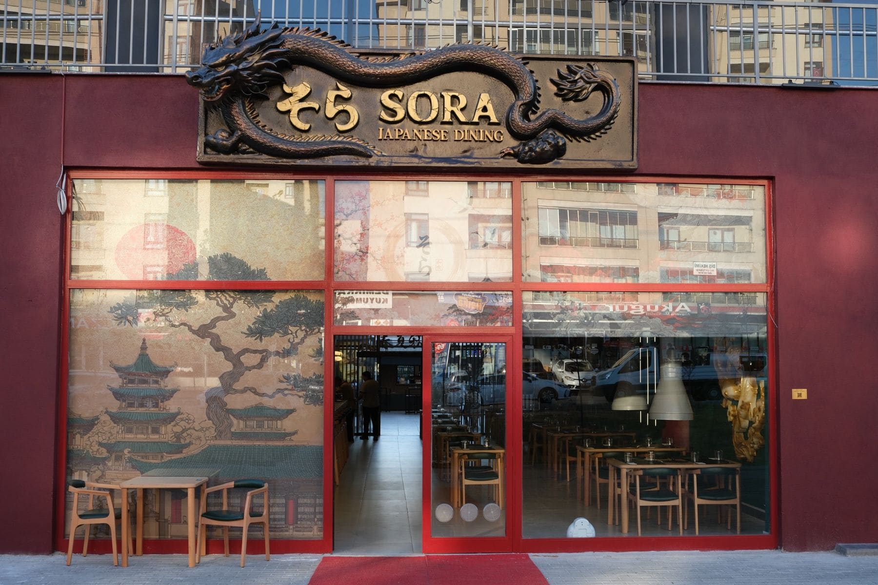 Sora Japanese Dining dış cephe ve tabela — Ataevler, Nilüfer