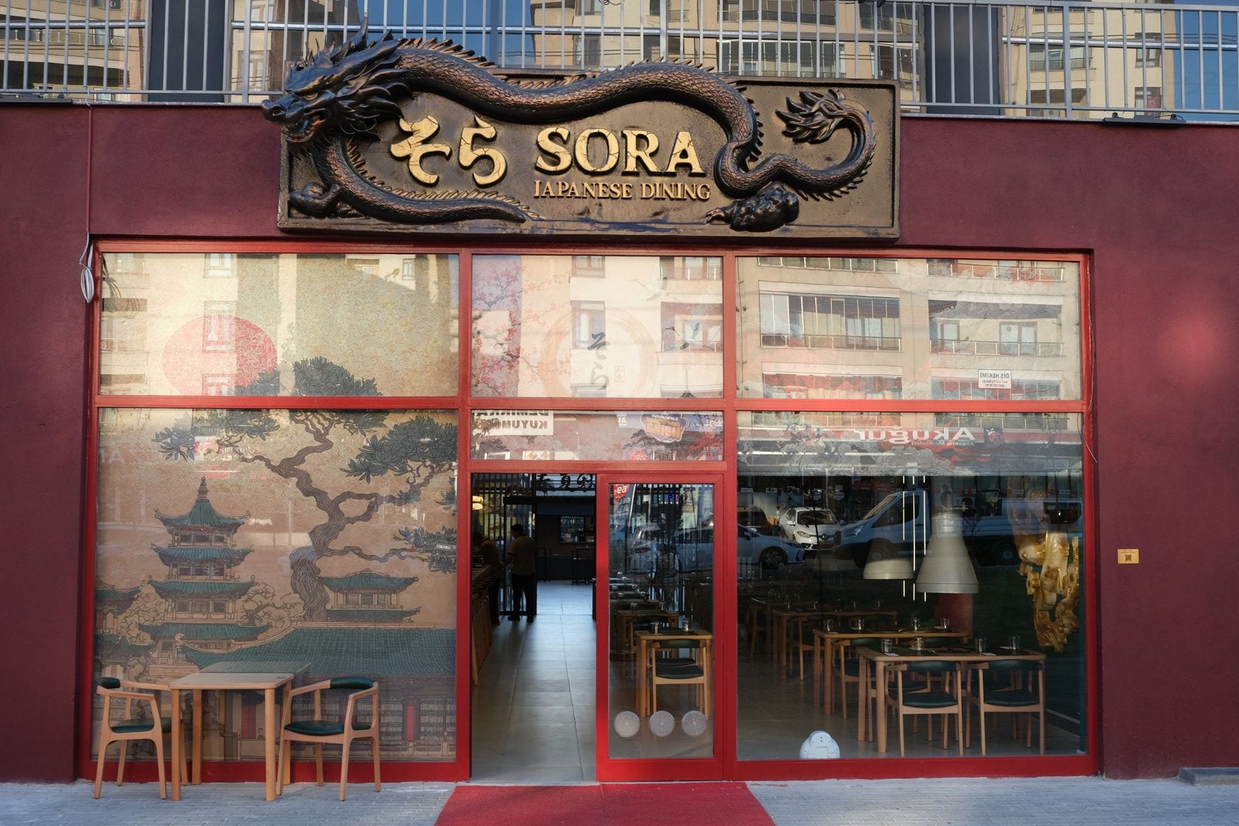 Sora Japanese Dining dış cephesi, Ataevler Nilüfer Bursa